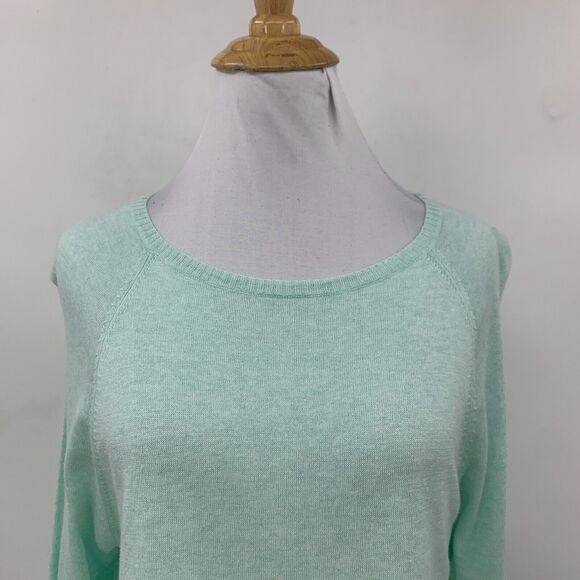 Eileen Fisher Long Sleeve Shirt Womens PL Petite Tencel Silk Blend Fine Knit Top - Picture 3 of 11